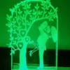 3D NIGHTLAMP Illusion lovely heart shape Night Lamp