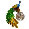 JS-LBR Multicolor Peacock No. 2 Left Crystal Glass Novelty Wall Lights