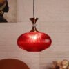 Copper Iron Hanging Light - E27 holder - without Bulb