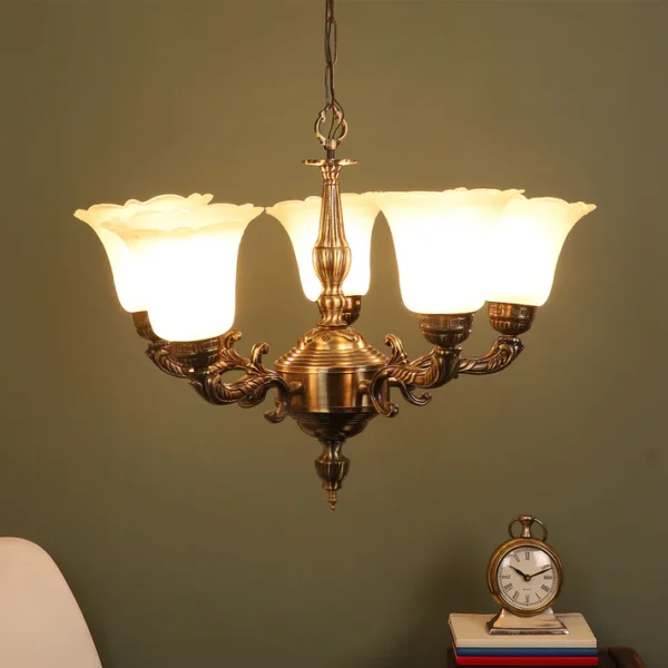 Brass Metal Chandelier