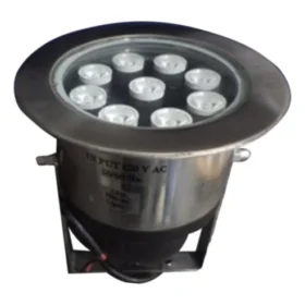 607-9x1w Steel Garden Spot Light